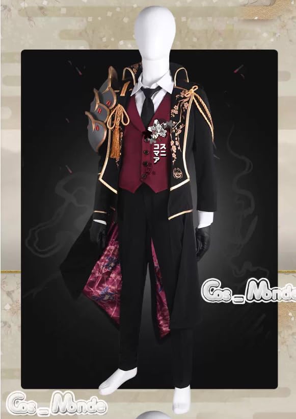 コスマニア】実物撮影！刀剣乱舞 燭台切光忠 極化コスプレ衣装+肩甲