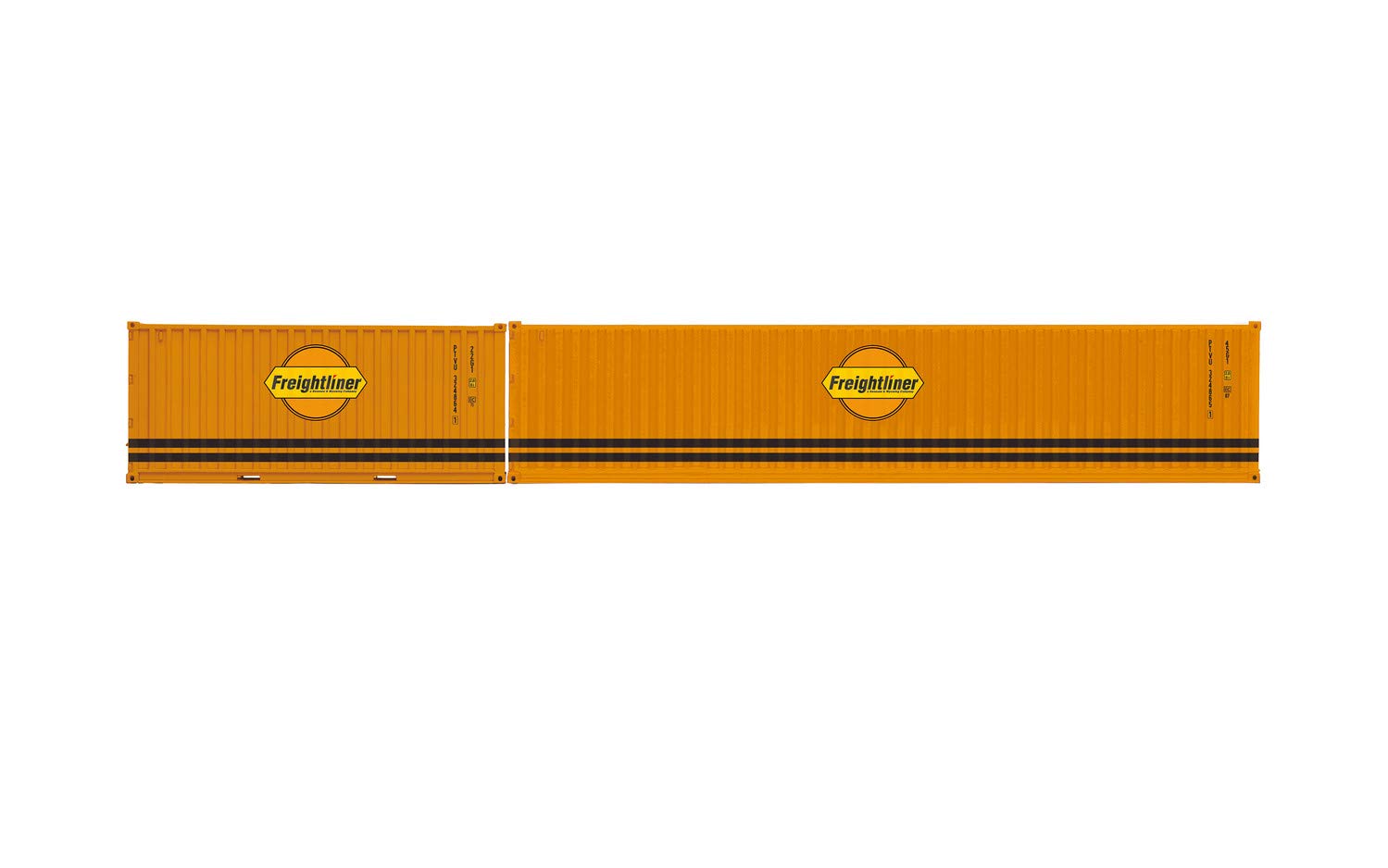 Hornby R60001 Freightliner, Container Pack, 1 x 40 Inch and 1 x 20 Inch Containers - Era 11 Rolling Stock - Wagon