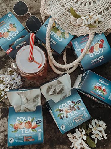 Meßmer Cold Tea Eistee Pfirsich | Für die Wasserflasche | ohne Zucker | ohne Kalorien | Alternative zu zuckerhaltigen Getränken wie Limonade oder Saft | 14 Pyramidenbeutel - Image 5