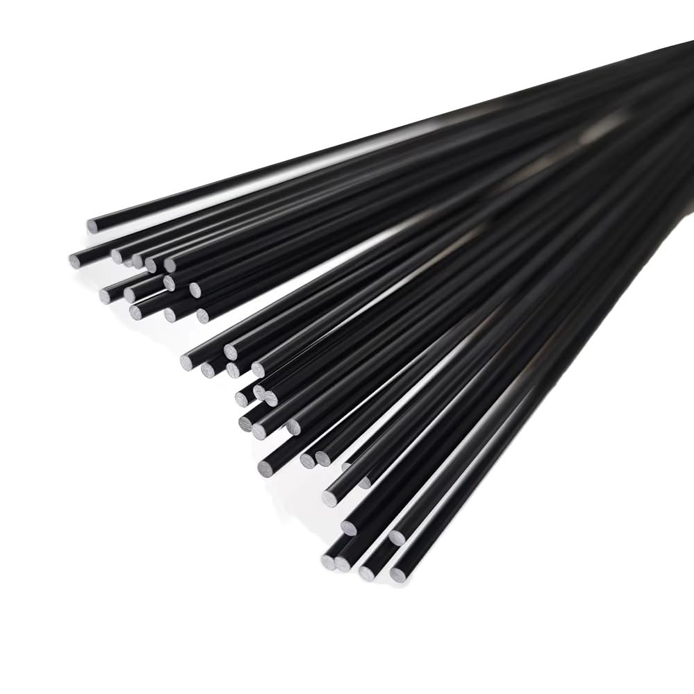 10/20 Stück Fiberglasstäbe 0,8–5,0 Mm X 500 Mm, Schwarze Fiberglasstäbe For Zelte, Gewächshäuser, Pflanzen, Drachen, Heimwerkerarbeiten(4.5x500mm,10pcs)