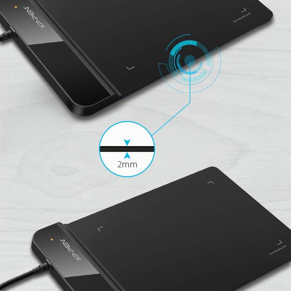XP-PEN G430S Tableta Gráfica Dibujo Digital Ultra Delgada 4 x 3 Pulgada para OSU, Tableta Digitalizadora Portátil para Dibujar Profesional 8192 Niveles de Presión