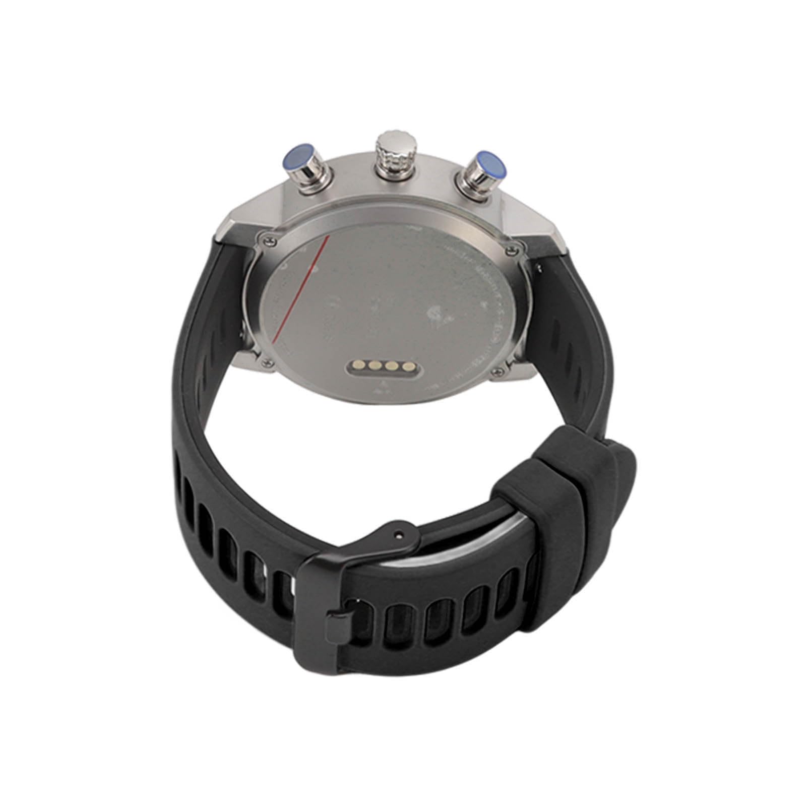 Reloj Deportivo Multifuncional Eléctrico Pantalla Táctil para Buceo Impermeable Actividades Al Aire Acero Inoxidable 1 Unidad (Negra)