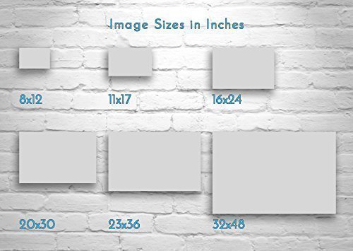 Miniatura 3 de Windsurf Art Print at Oakland Bay Bridge in Black and White