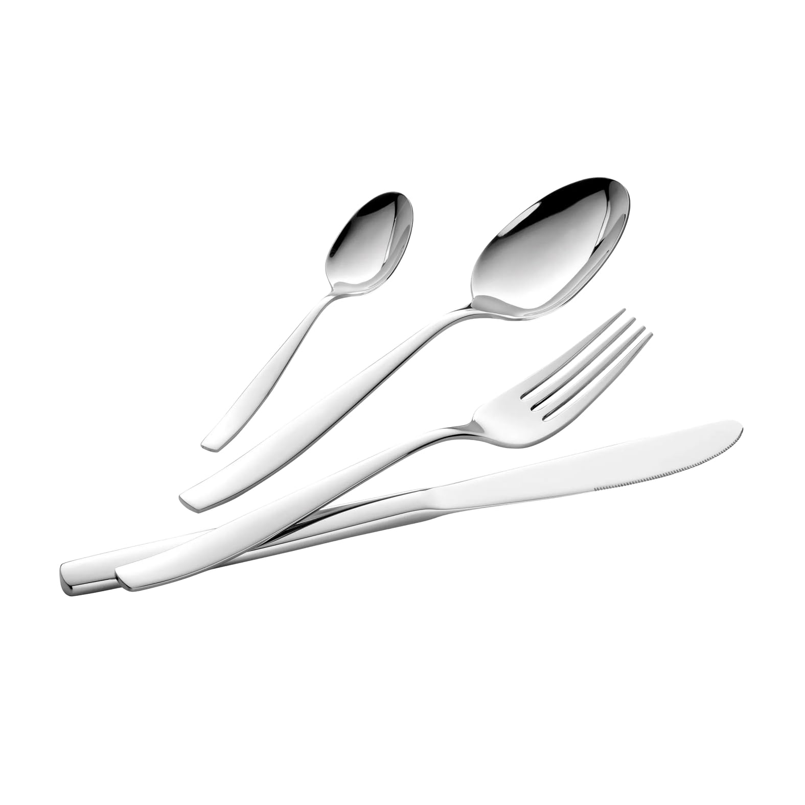 Lagostina Dalia set posate per 6 persone, Acciaio Inox 18/10, 24 pezzi, 6 Unità