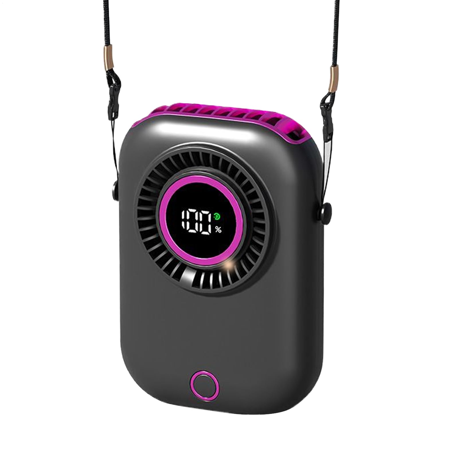 Ventilador personal manual recargable: dile adiós al calor en tu cintura mientras acampas.