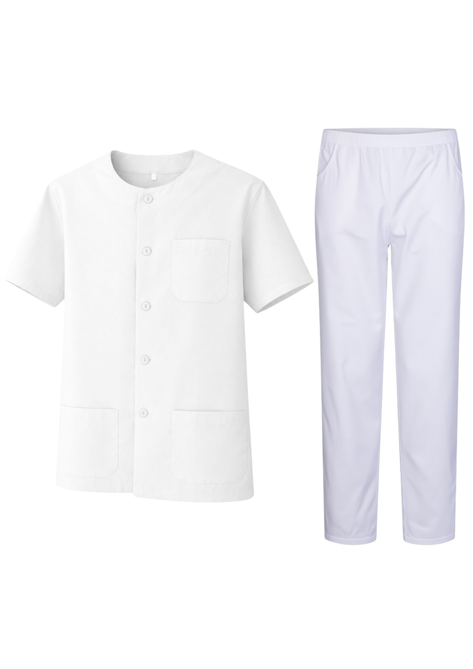 Victory Uniforme Sanitario Casaca Pantalón Transpirable Resistente 190g Mezcla Algodón Poliéster Serie 832&8312