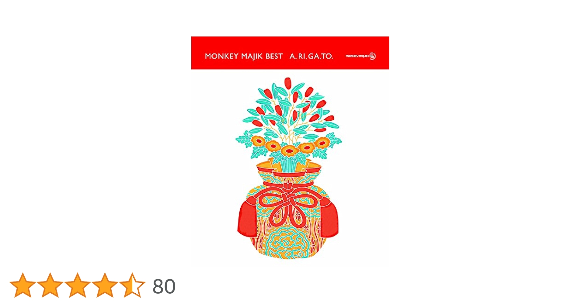 MONKEY MAJIK BEST - A.RI.GA.TO -(AL3枚組+DVD) [CD] Amazon.co.jp: MONKEY MAJIK BEST - A.RI.GA.TO -(AL3枚組+DVD