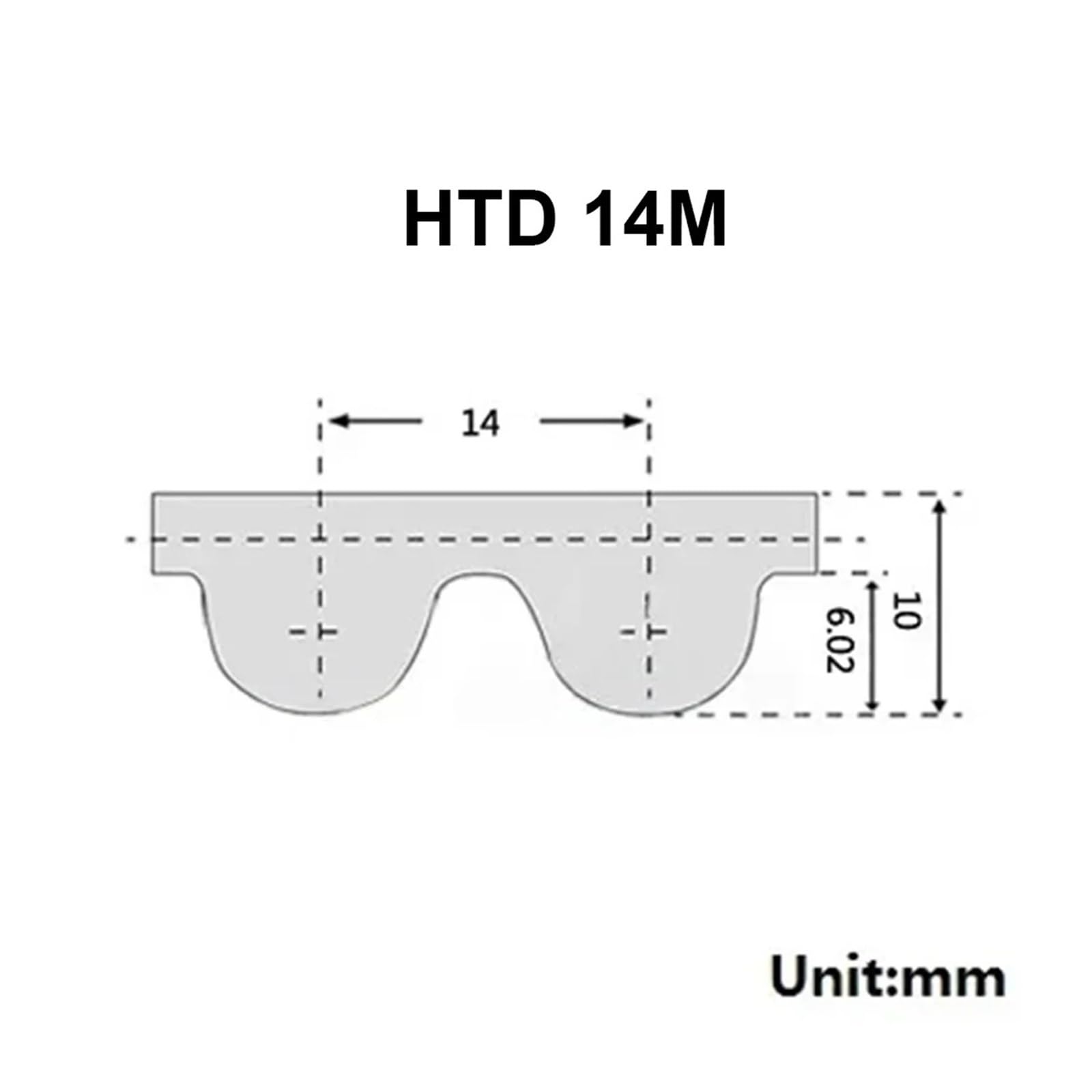 HTD 14M poliuretanowy pasek rozrządu obwód 2352mm-2842mm szerokość 25/30/40/50mm wysoki moment obrotowy PU pas synchroniczny 1 szt(2534mm,40mm)