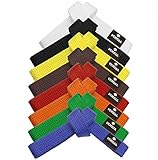 VERSAL Martial Arts Karate Belt, 100% Cotton Professional Training Grading Ranking Belts for Judo, Bjj, Taekwondo, Jiu Jitsu Coloured Belt (Blue, 280cm) - Image 8