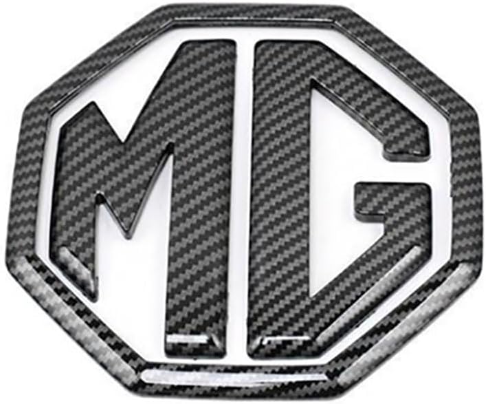 Car Emblem for MG Gloster 2020-2023, ABS Decals Hood & Trunk Decorative Decals Badge Accessories Waterproof & Heat-Resistant Elevate Your Vehicle's,Carbon Pattern-Front Label