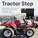 KUAFU Tractor Step Compatible with Massey Ferguson GC 17xx Sub Compact with Front End Loader Left Side 330 Pounds Maximum Load Powder Coated Steel