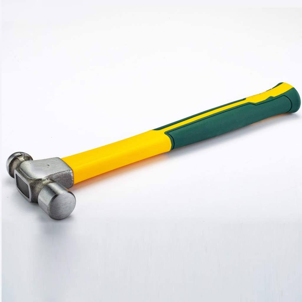 Martillo Manija de la fibra de vidrio incrustadas Hardware Herramientas martillo de cabeza redonda de la carpintería del hogar mano martillo Tres tamaños Ampliamente se utilizan Martillo de orejas