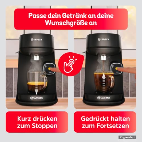 Bosch Tassimo harmony Kapsel-Kaffeemaschine, TAS172B, schwarz – Ansicht 6