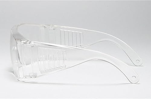 Miniatura 4 de Gafas de seguridad antiarañazos, gafas transparentes antiniebla, protectores de ojos envueltos químicos antisalpicaduras, adecuados para hospitales,