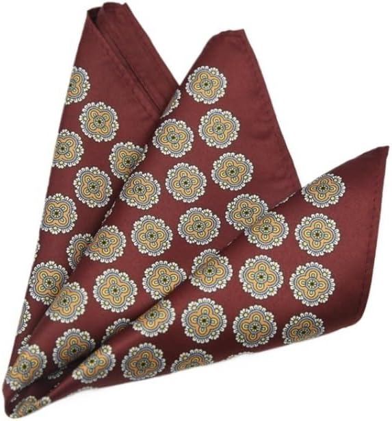 Retro Printed Pocket Square Men's Business Suit Chest