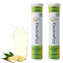 ElectroFizz Electrolyte Energy Drink for Workout, Sports Drink for Men and Women, Energy Supplement, Instant Hydration - 40 Effervescent Tablets (Pack of 2 tubes) -Lemon Flavour, 2 count, 20 capsules gallery image