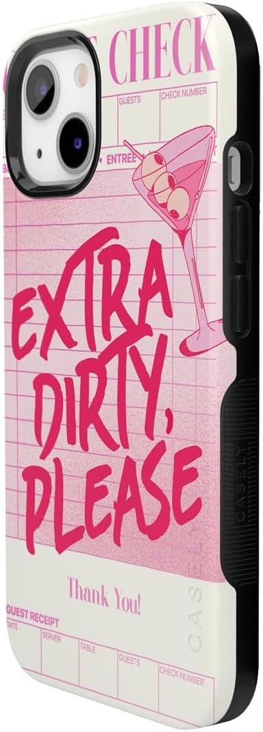 Casely iPhone 13 Case | Extra Dirty Please | Fun on Weekdays | Bold Protective Design | Compatible with MagSafe