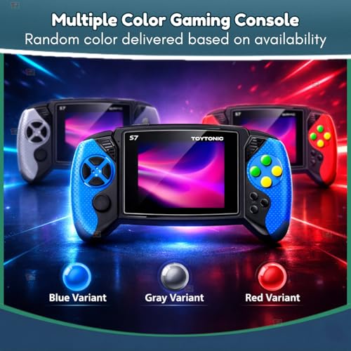 Image of Toy Imagine Portable Retro Handheld Game Console for Kids | 3.5 inch Color Screen Classic Gaming with Preloaded 620 Games | Built-in Power Cell, TV Output | Video Games Player 𝐋𝐢𝐦𝐢𝐭𝐞𝐝 𝐓𝐨𝐝𝐚𝐲