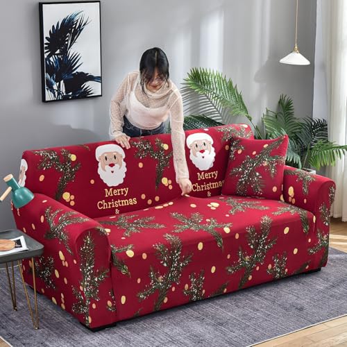 Housse de canapé universelle de Noël : protégez votre fauteuil des taches