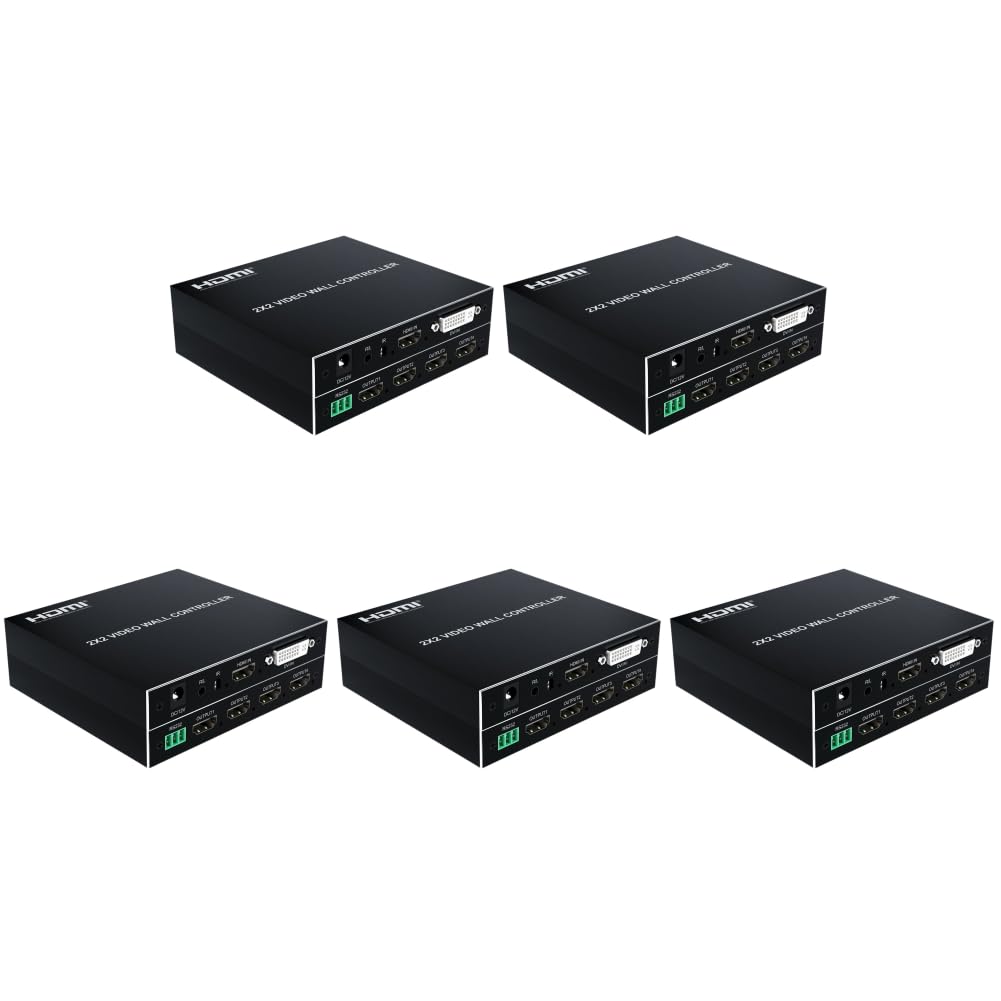 DVI 2x2 Video Wall Splicing Processor 4 wyjścia