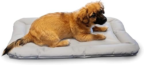 Miniatura 5 de Alfombrillas resistentes a los mordedores, color gris, para perros, camas reforzadas para perros (pequeñas)