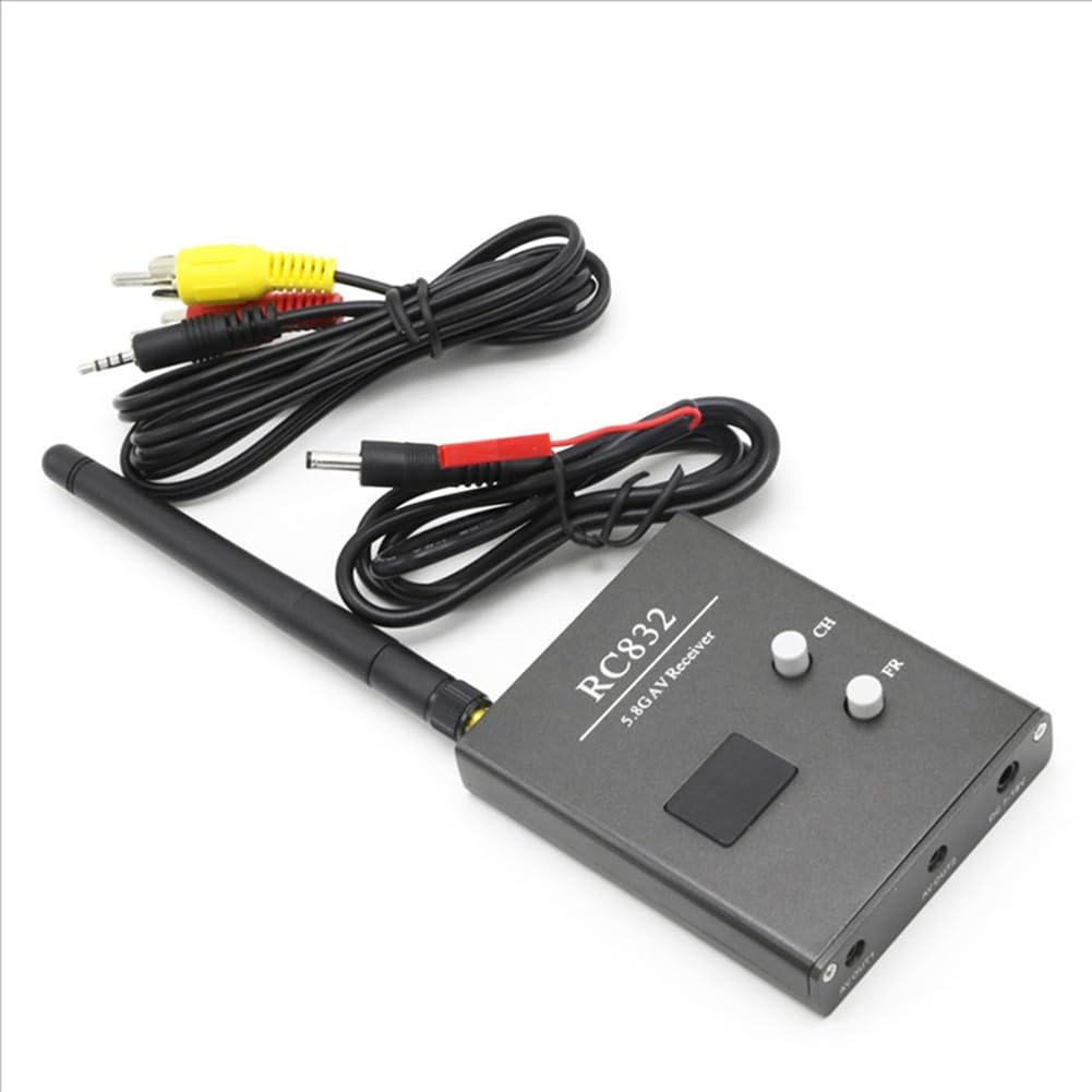 Carriere Ricevitore FPV RC832 Ricevitore AV RC832 da 5,8 GHz 48CH con Antenna per Quadricottero RC Multicoptero FPV