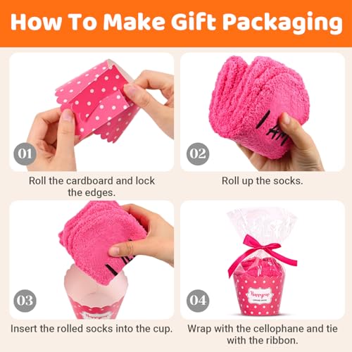 HAPPYPOP Birthday Gifts for Women - Birthday Gifts Ideas Female, Fuzzy Socks for Women in Their 40s4