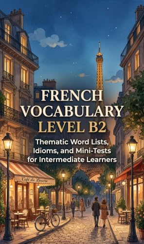 French Vocabulary Level B2: Thematic Word Lists, Idioms, and Mini-Tests for Intermediate Learners