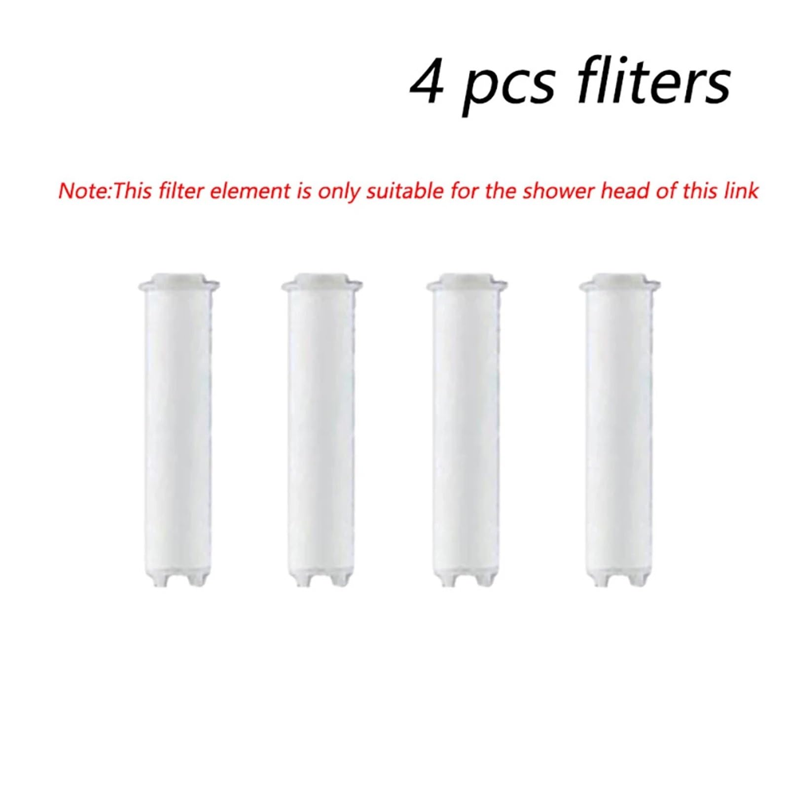 Cabezal de ducha de mano de alta presión con 4 modos y filtros de algodón, cabezal de ducha de baño que ahorra agua (incluye 4 filtros de repuesto)