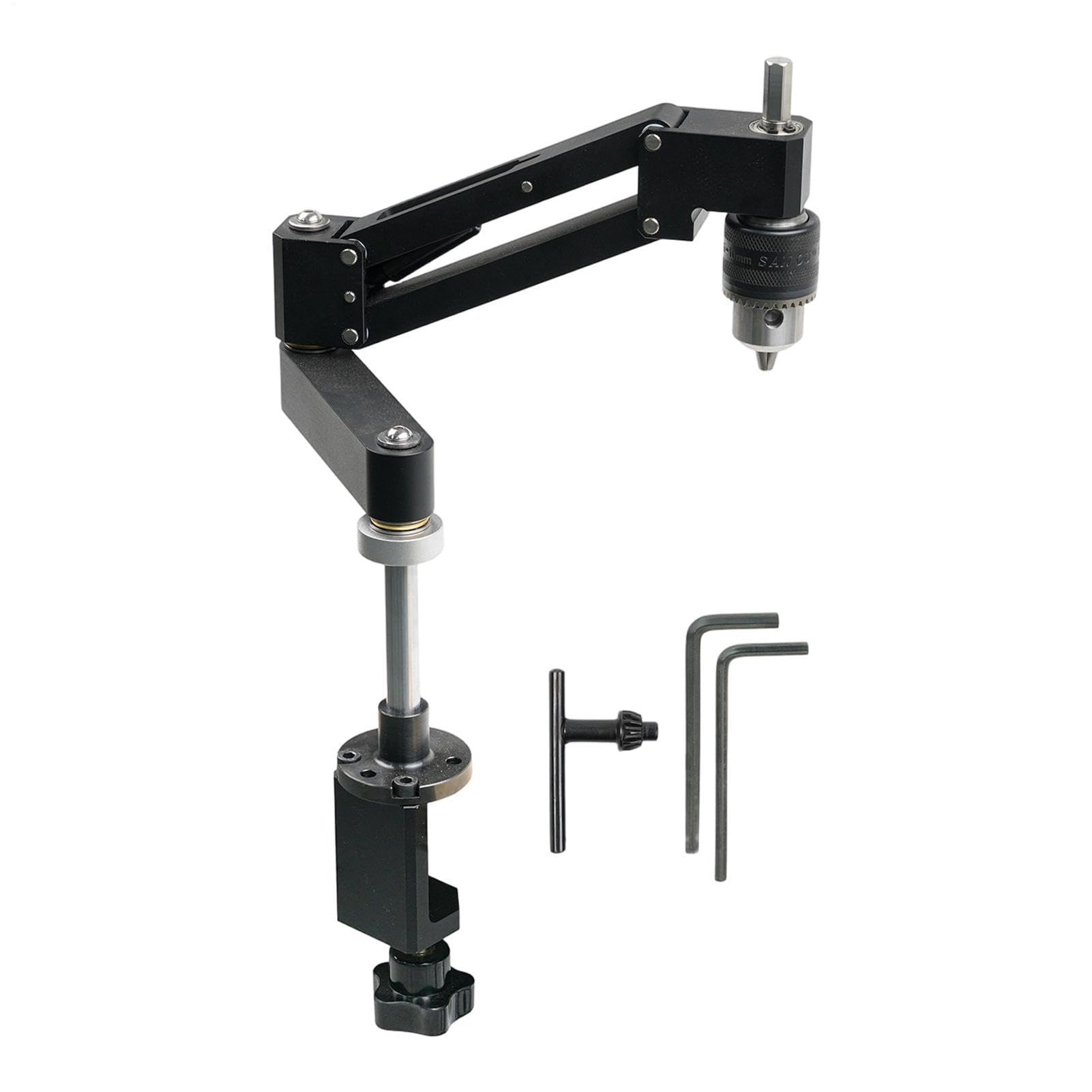 Máquina de roscado neumática - Herramienta de potencia neumática ajustable, brazo industrial de precisión, de roscado resistente para mecanizar metalurgia, fabricación de carpintería, soporte