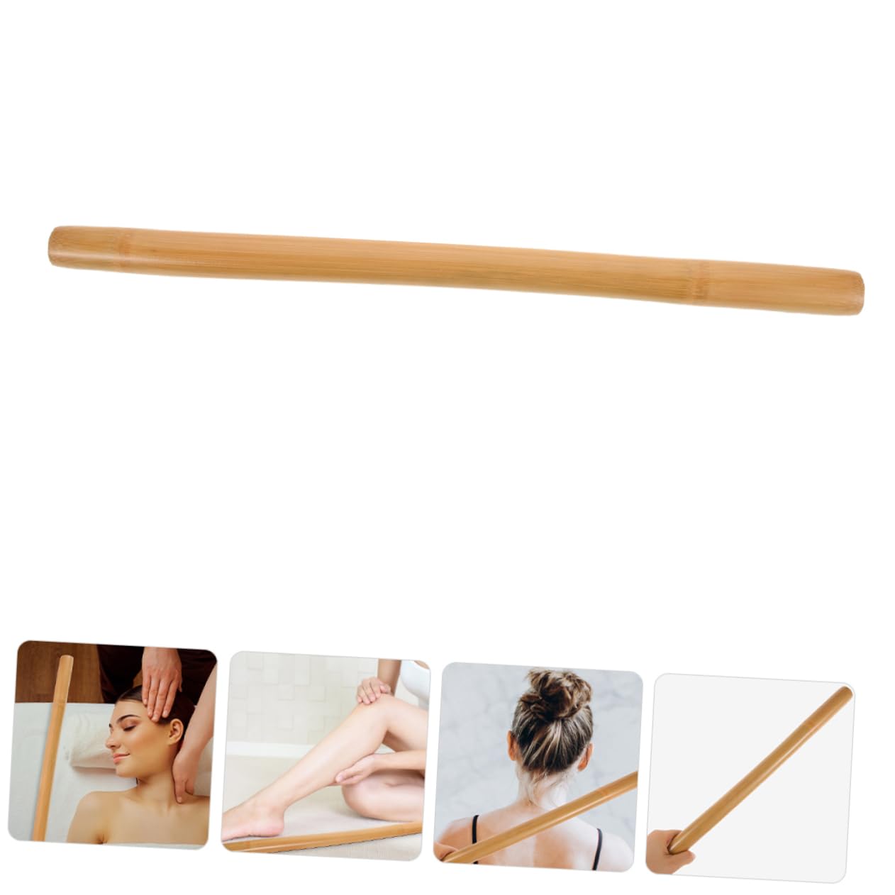 CALLARON 5 Stück Bambus Knet Handmassagegerät Für Den Rücken Rollen Manuelles Werkzeug Für Die Therapie Hakenpassung Tragbares Massagegerät Muskel Nacken Und Rücken