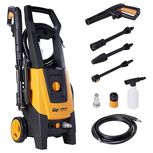 WAP COMBATE TURBO 2600 - Lavadora de Alta Pressão, Indução 1700W, 2100 PSI/Libras, 360L/h, Profissional, Semi Intensivo, 127V