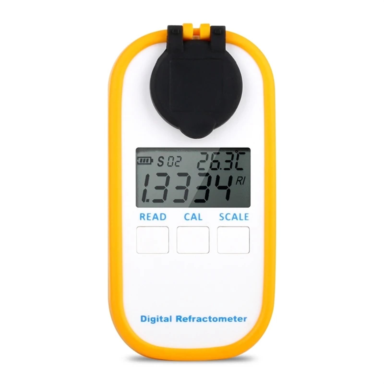 Refraktometer, Digitales Refraktometer Auto-Frostschutzmittel Ethylen-Propylen-Glykol-Gefrierreiniger Autobatterie Harnstoff-Refraktometer