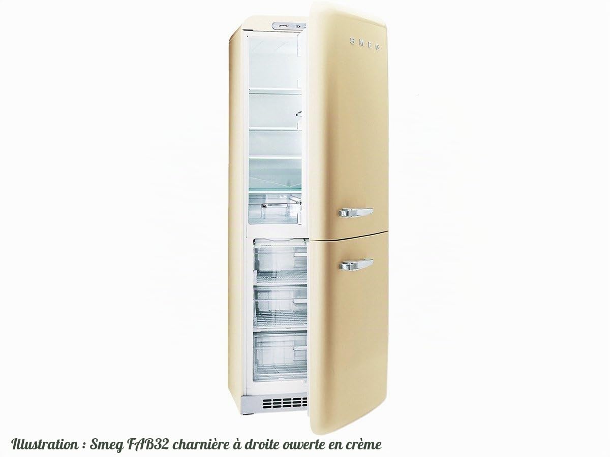 Smeg fab32bls7 Réfrigérateur Congélateur Combi/A +/179 cm Hauteur/292 kWh/an/205 L refroidissement partie/103 L Partie Congélateur/Bleu foncé, rechtsanschlag