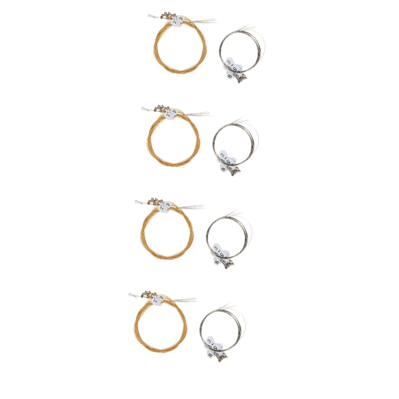 TOYANDONA 4sets Corde Per Lira Metallo Sostituzioni Pratiche Per Strumenti Musicali Accessori Lira Di Alta Qualità