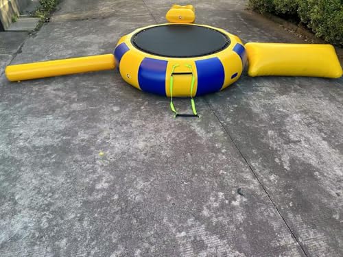 Nadmuchiwana trampolina do jezior i basenów – mata odbijająca PVC do zabawy na świeżym powietrzu i aktywności wodnych idealna dla dzieci i rodzinnych letnich przygód