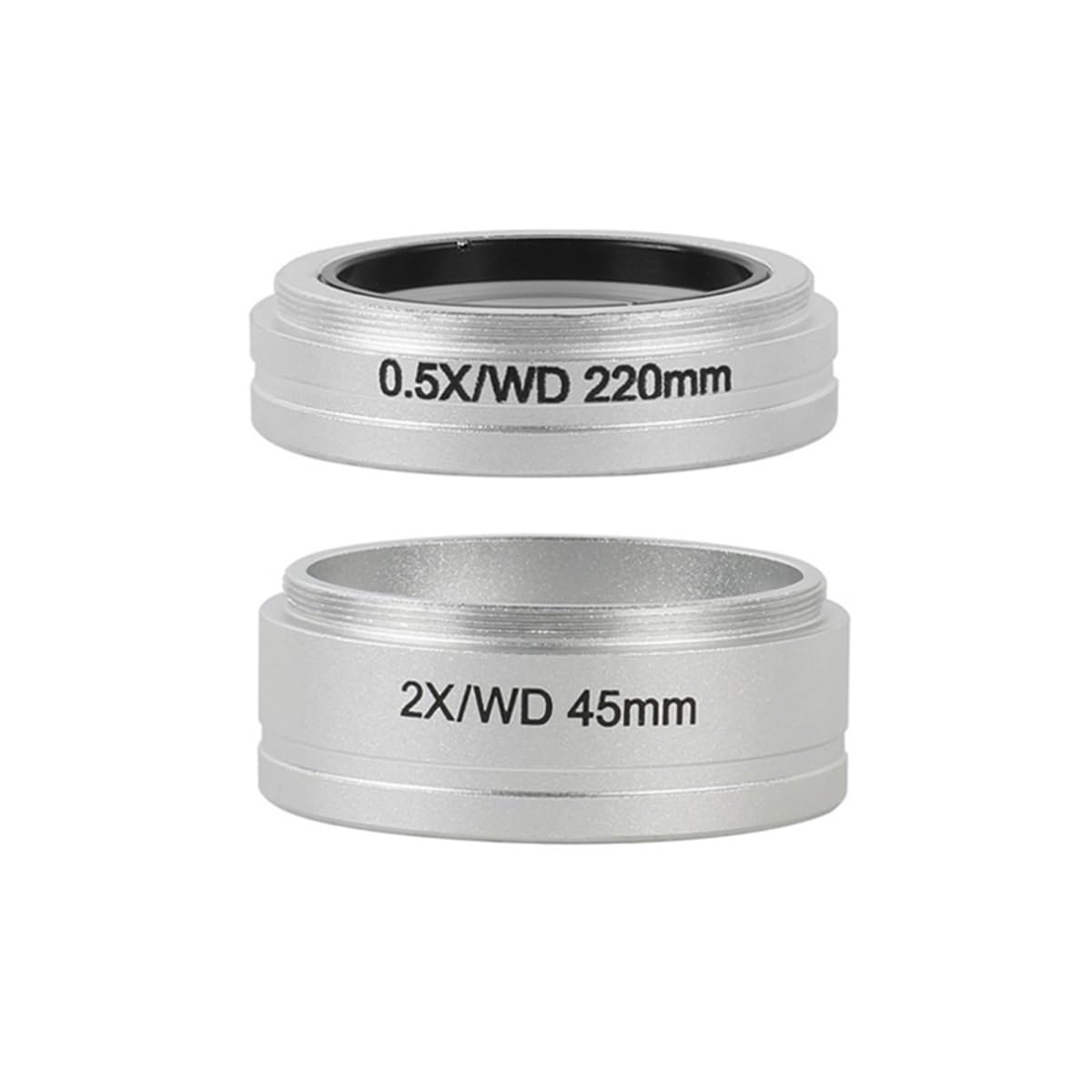 Accesorios para Microscopios 0. 5X 0.7X 2X Estéreo Trinocular Microscopio Objetivo Lente Barlow Durabilidad Y Rendimiento Confiable (Color : 0.5X 2X)