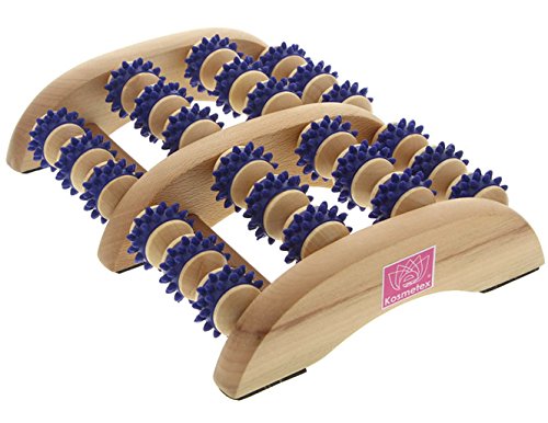 Massage foot roller Kosmetex with plastic nubs for foot massage to stimulate foot reflex zones