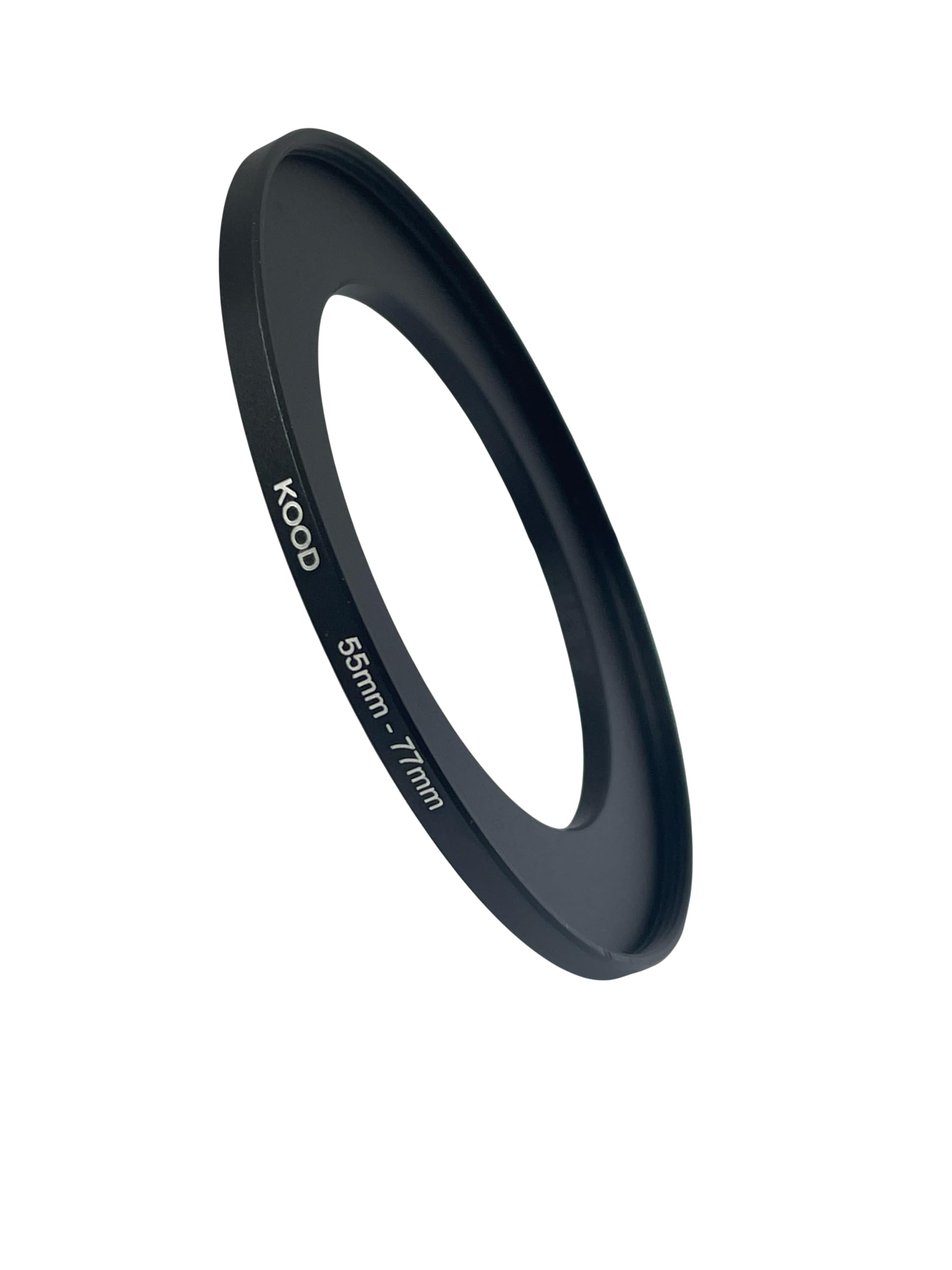 Kood Men's Stepping Ring 55-77Mm, Camera Filter Step-Up Ring Adapter, 55Mm To 77Mm, Metal, For Uv, Nd, Cpl Filters 77Mm
