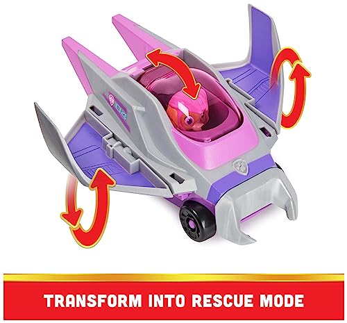 Paw Patrol Aqua Pups Skye Transforming Manta Ray Vehicle with Collectible Action Figure, Kids Toys for Ages 3 and up