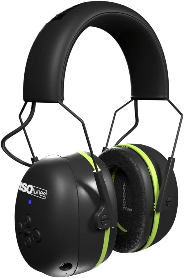 ISOtunes AIR DEFENDER Earmuffs: Comfortable Wireless unisex adult Hearing Protection with 40 Hour Battery Life