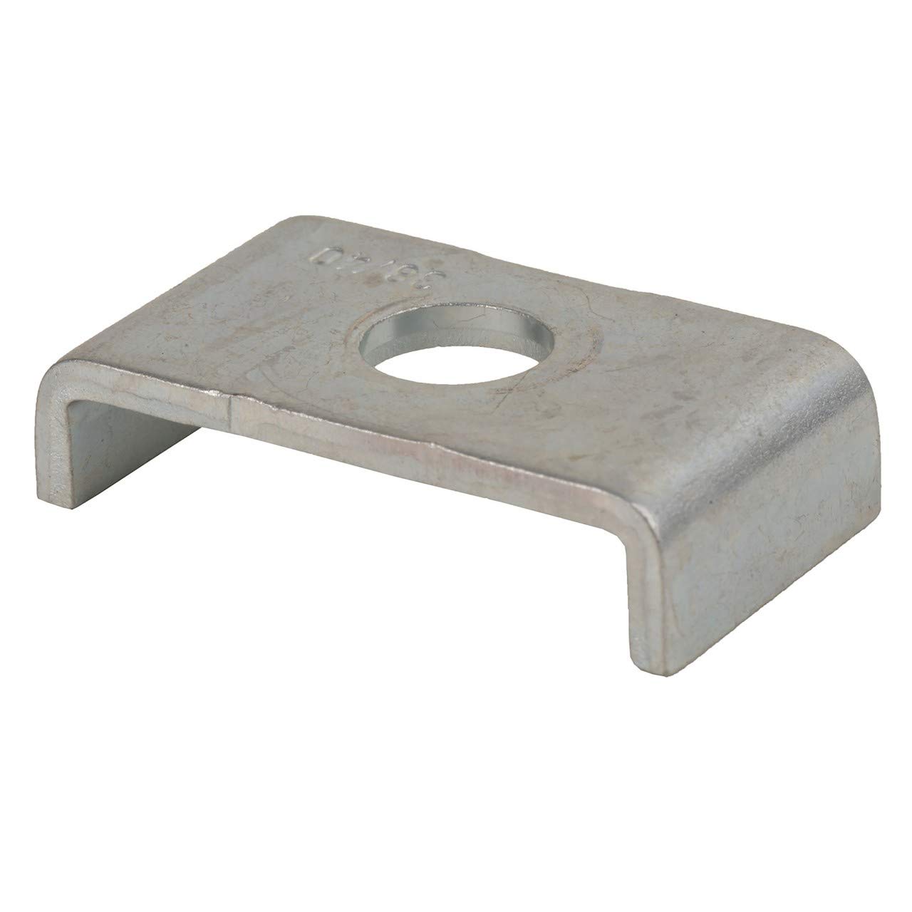 25 Stück - Sicherungsklammer für Profil 38mm x 40mm mit Durchgangsloch für M12 - Korrossionsschutz durch Verzinkung - qpool24