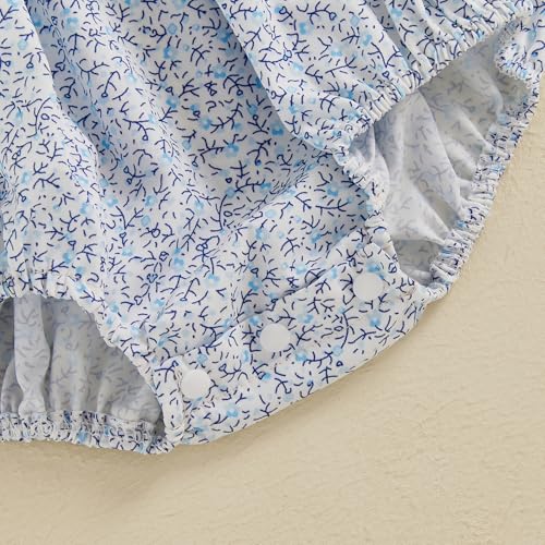 Summer Outfit Infant Baby Girl Clothes Floral Short Sleeve Romper Bodysuit Jumpsuit Tops4