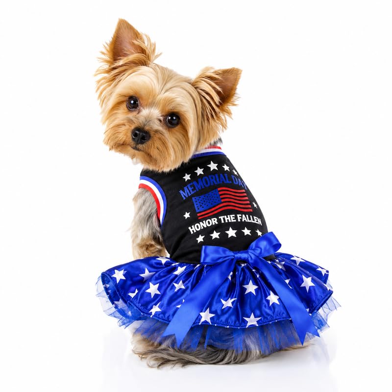 Robe pour chien ajustée taille S contre les irritations étoiles bleues