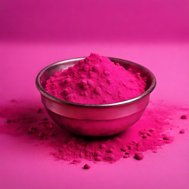 Image of Herbal and Organic Holi Colors | Eco Friendly | Pink Color 200gm | Natural and Skin-Friendly Gulal | Handmade and Non-Toxic | Holi Ke Rang | Holi Celebration | Stain Free