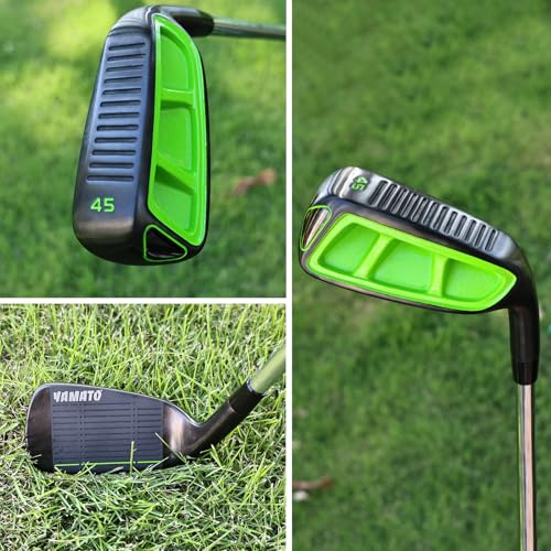 Yamato Golf Chipper Pitching Chipping Wedge for Men Women Chipper Golf Club Right Handed (45/55/60 Degree) Improve Your Short Game Today(Green 45 Degree) - Image 3