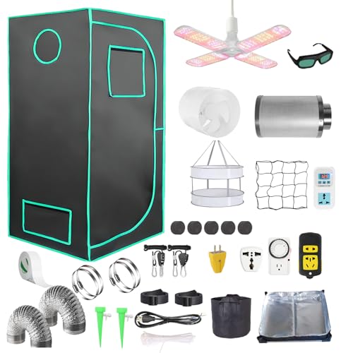 Grow Tent Kit Complete System High Reflective Mylar Indoor...