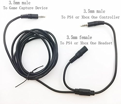 Vista 2 de Cable de audio compatible con Xbox One PS 4 Hauppauge AVerMedia Roxio HopCentury Razer