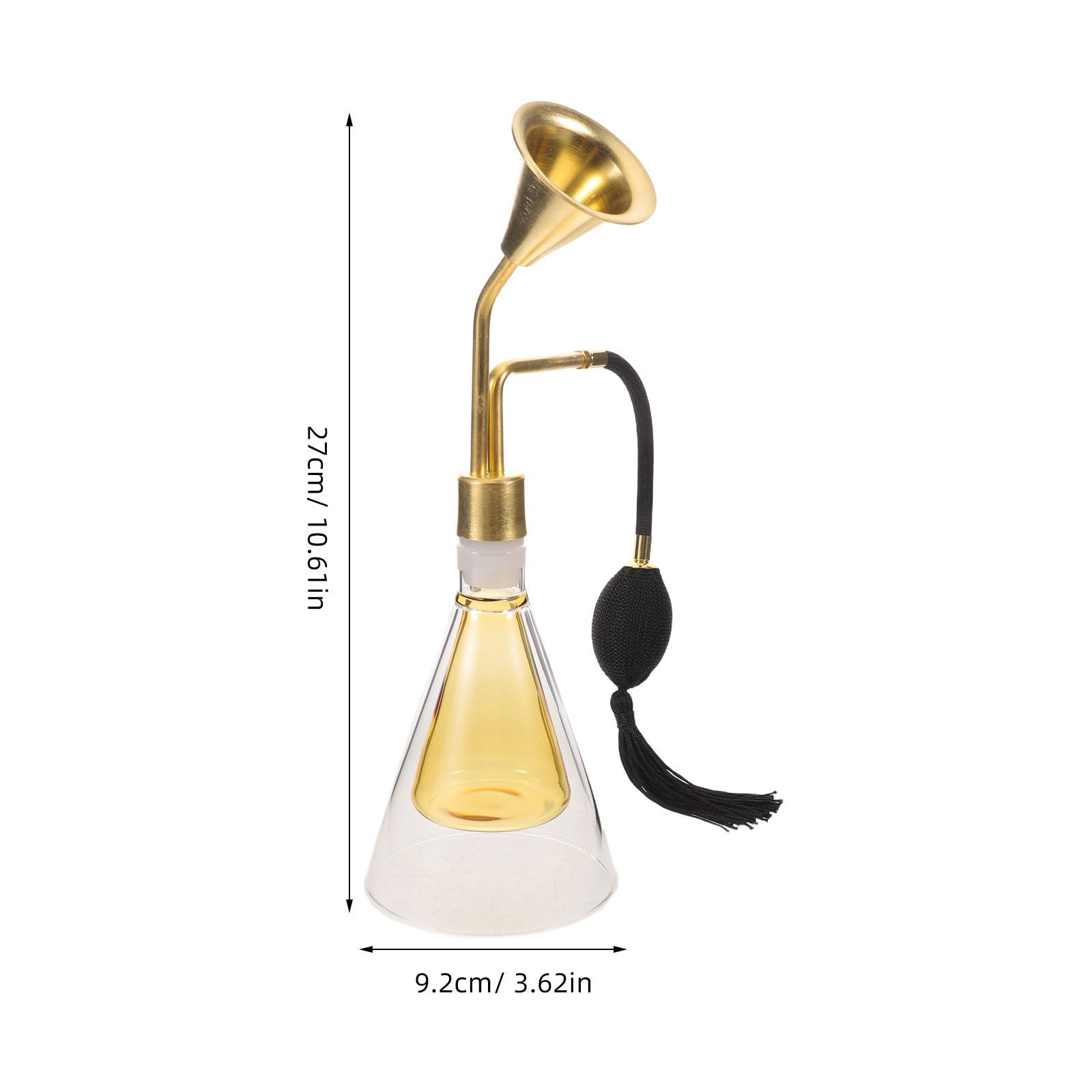 Alipis Diffusore di Aromi in Vetro Oro Elegante per Confronto Profumi e Spazio Aromatico Multistrato per Ambienti Spa e Uso Domestico