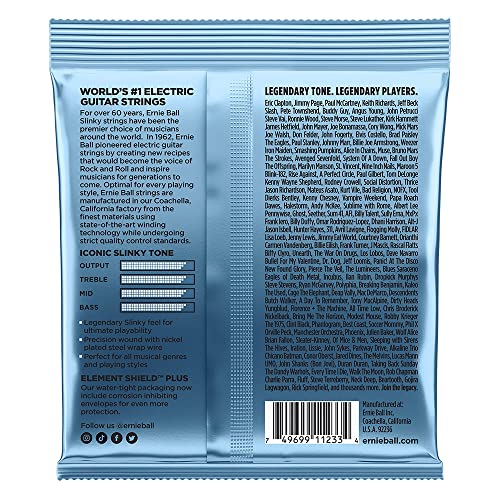 Image of Ernie Ball Primo Slinky Nickel Wound Electric Guitar Strings 3-pack, 9.5-44 Gauge (P03212)